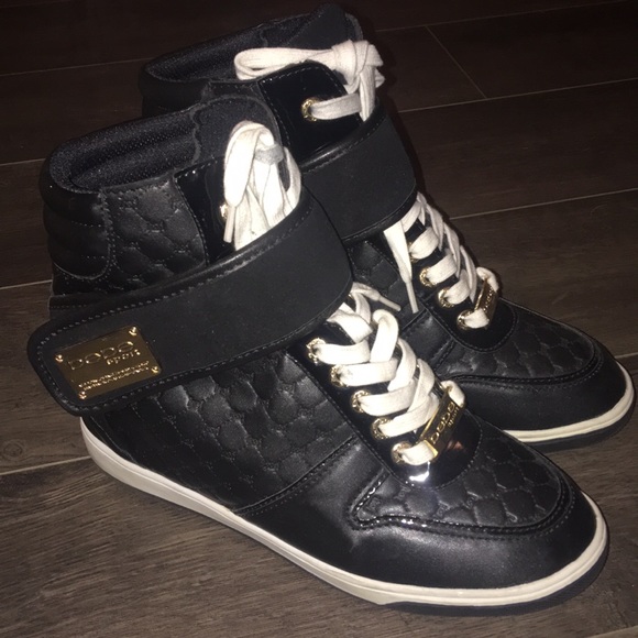 Bebe Sport limited edition sneaker wedges.